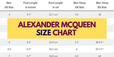 alexander mcqueen wardrobe size chart.